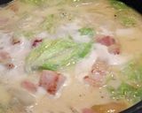 まろやか　白菜とベーコンのクリーム煮作り方3写真