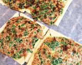 簡単シンプル＊ヘルシー薄揚げ納豆ピザ作り方4写真