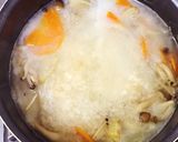 温まる♡おろし蓮根と根菜の白いお味噌汁作り方3写真