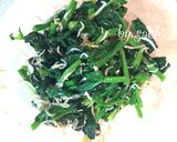 ほうれん草としらすのポン酢おかか和え作り方2写真