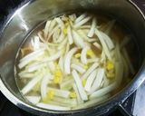 白菜とベーコンのスープ作り方6写真