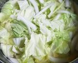 白菜とベーコンのスープ作り方7写真