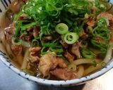 豚肉で肉うどん作り方5写真