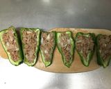 大豆のお肉で☆肉詰めピーマン作り方5写真
