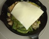 青梗菜とアボカドチキンのチーズ乗せ作り方4写真