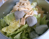 簡単！白菜と つみれ 油揚げのお味噌汁♪作り方3写真