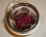 旬の食用菊で定番酢の物＋サラダ＋紅ごはん作り方8写真