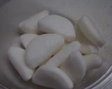 レンジで大根とがんもどきの煮物～きび糖作り方1写真