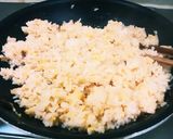 チンゲン菜椎茸のあんかけチャーハン♪作り方2写真