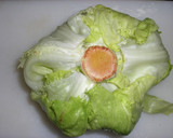 超気持ちイイ✰　　レタスの芯のとり方♪作り方1写真