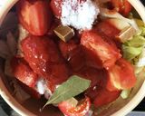 お肉がとろける☆チキンのトマト煮☆作り方6写真