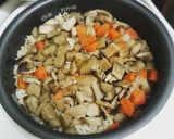 筑前煮リメイク☆筑前煮の炊き込みご飯作り方3写真