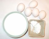 大きなカスタードプリン♪簡単炊飯器で！作り方1写真