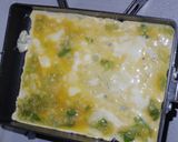 薄味仕立て☆カブの葉入り玉子焼き☆作り方3写真