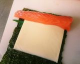 サーモンの海苔チーズロール作り方1写真