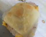 ふりかけマヨ卵のW チーズ焼きおにぎり作り方8写真