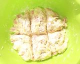 簡単♡HMでチーズとベーコンの豆腐パン作り方4写真