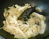 豚肉と長芋の炒めもの作り方5写真