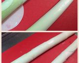 餃子の皮と豚バラで☆スタンディング葱鍋。作り方1写真