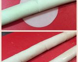 餃子の皮と豚バラで☆スタンディング葱鍋。作り方2写真