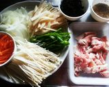 ＊千切り野菜の塩だれ炒め＊作り方1写真