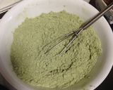 白餡入り濃い抹茶ロールケーキ作り方1写真