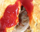 「大豆のお肉」でもやしオムレツ作り方14写真
