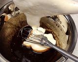 コーヒー×Wチョコムースのドームケーキ♡作り方5写真