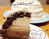 コーヒー×Wチョコムースのドームケーキ♡作り方26写真