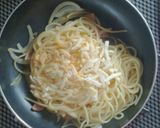 味決まる☆簡単シャンタンカルボナーラ。作り方5写真
