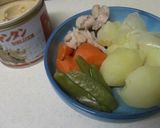 鶏肉じゃがの中華風作り方3写真