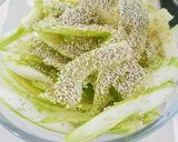顆粒ダシだけで作る セロリの浅漬け作り方3写真