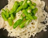 れんこんとしし唐辛子の炒り煮作り方2写真