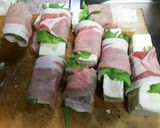 肉巻き豆腐の中華風餡かけ作り方2写真