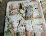 肉巻き豆腐の中華風餡かけ作り方3写真