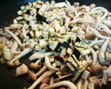 超簡単　ナスとしめじの和風パスタ作り方3写真