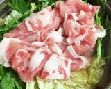 豚肉とこんにゃくと水菜や大根 白菜の煮物作り方7写真