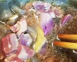 鶏レバーとこんにゃくの煮物作り方5写真