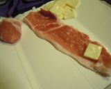 豚コマで♪チーズロールカツ作り方1写真