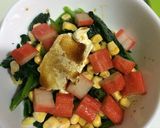 レンチン☆ほうれん草のバター醤油作り方1写真