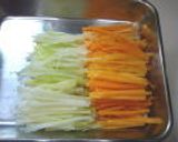 豚肉の野菜巻き☆エスニックソース作り方1写真