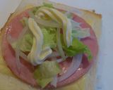 軽い朝食　ほっとハムチーズサンド作り方2写真