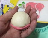 もっちり スヌーピー★米粉 ちぎりパン作り方5写真