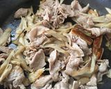 コク旨っ！焼きネギ香る♪肉ゴボウにゅう麺作り方4写真