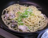 北海道産（湧別）牡蠣のペペロンチーノ作り方3写真