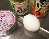 シーチキンとニンニクのがっつり卵焼き♡作り方1写真