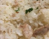 鮭フレーク入り♪ガーリックチャーハン作り方3写真