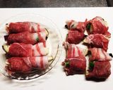 お弁当用 巻き巻き麻婆茄子作り方3写真