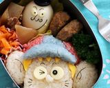 怪物くんのキャラ弁☆ドラキュラ付き作り方5写真