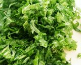 わさび菜と明太子の自家製 生ふりかけ作り方1写真